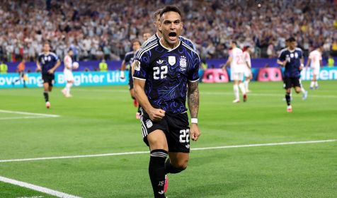 Segundo gol de Argentina en Argentina vs. Jordania
