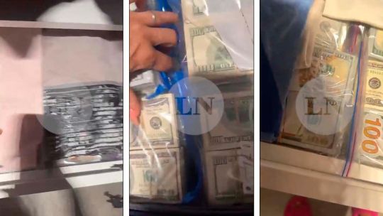 El recorrido de los dólares de Insaurralde y Cirio: una fortuna de billetes de cara grande