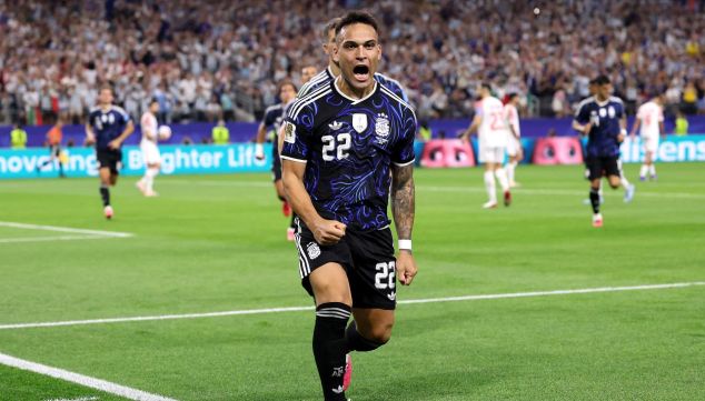 Segundo gol de Argentina en Argentina vs. Jordania