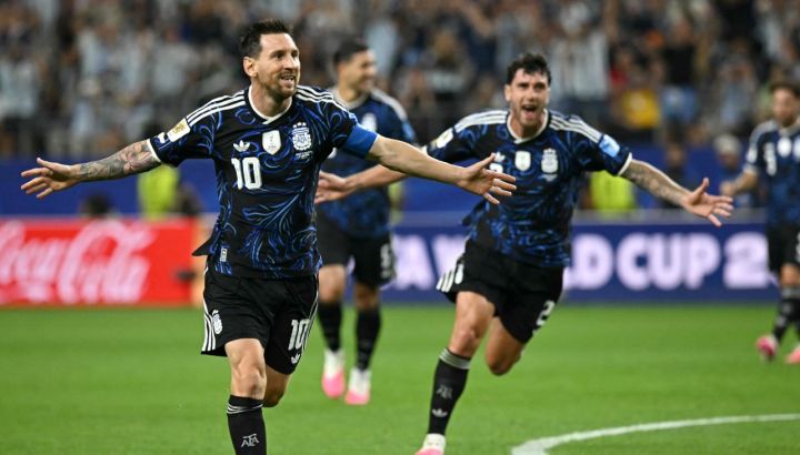 Tercer gol de Argentina en Argentina vs. Jordania