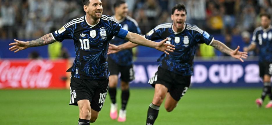 Tercer gol de Argentina en Argentina vs. Jordania