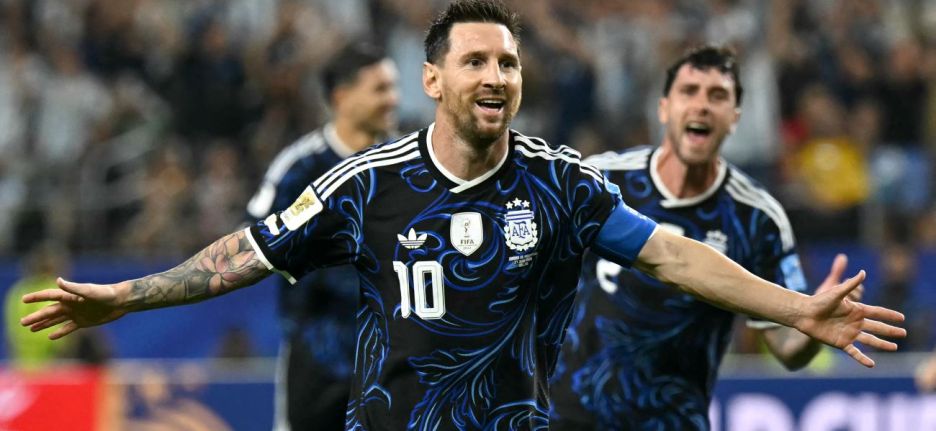 Tercer gol de Argentina en Argentina vs. Jordania