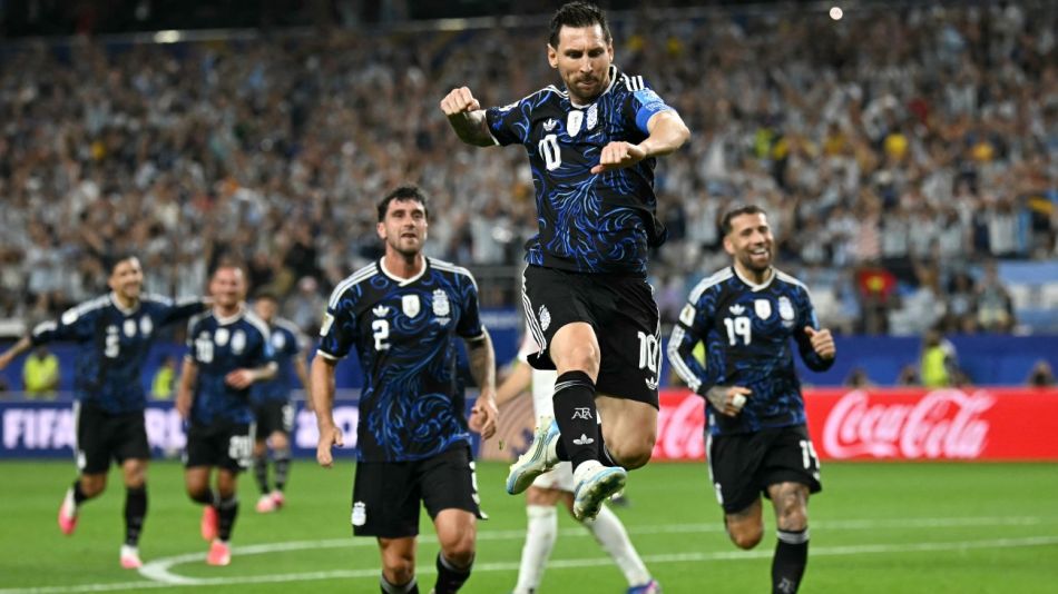 Argentina goleó a Jordania