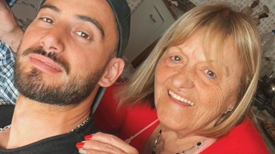 Nico Occhiato con su abuela, Concepción