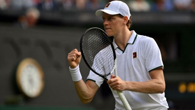 Jannick Sinner en Wimbledon