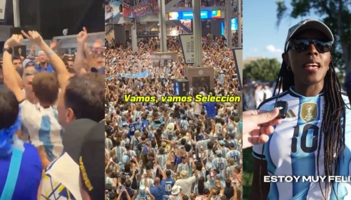 La hinchada de Argentina copa la parada en el Mundial 2026: los videos que se convirtieron en virales