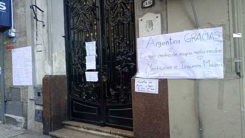 Agradecimiento a la solidaridad Argentina