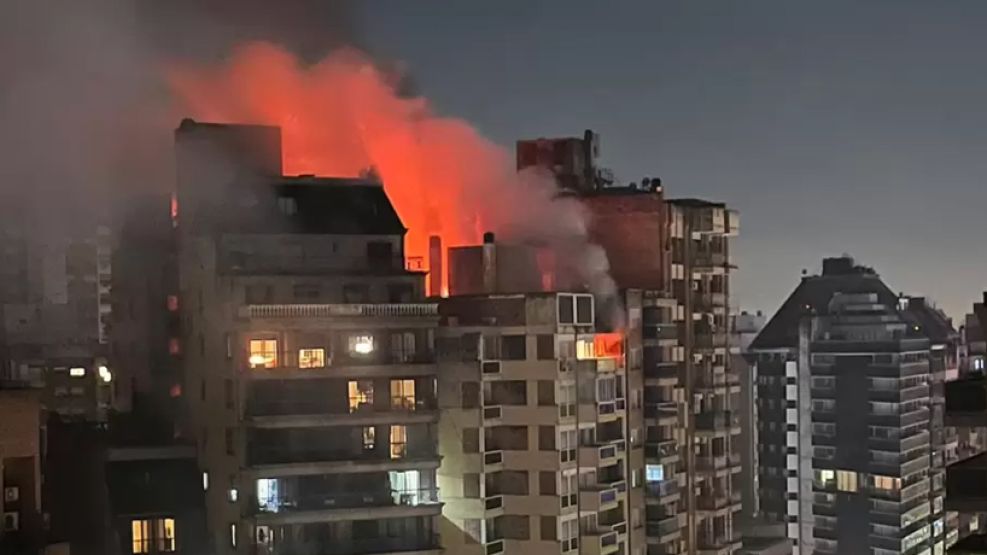 Incendio en Nueva Córdoba