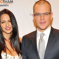 Matt Damon y Luciana Barroso | Foto:CEDOC