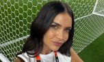 Zaira Nara dio un paso más con el fashionismo mundialista con unas originales botas