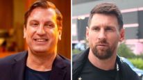 Maxi López y Lionel Messi