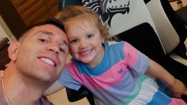 Así fue el cumpleaños de Ava, la hija de Dibu Martínez: castillos, princesas y un look lleno de ternura