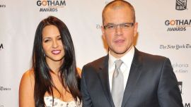 Matt Damon y Luciana Barroso