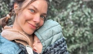 Laura Laprida y su hijo, Otto