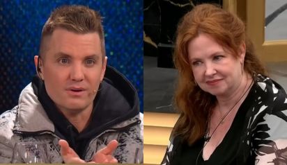 Santiago del Moro y Andrea del Boca en Gran Hermano Generación Dorada