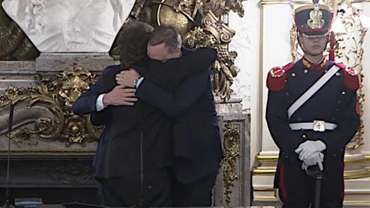El detrás de escena de la jura de Santilli