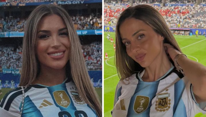Todas las fotos de Agus Gandolfo y Caro Calvagni tras su llegada a Miami para alentar a la selección: calor, playa y tendencias