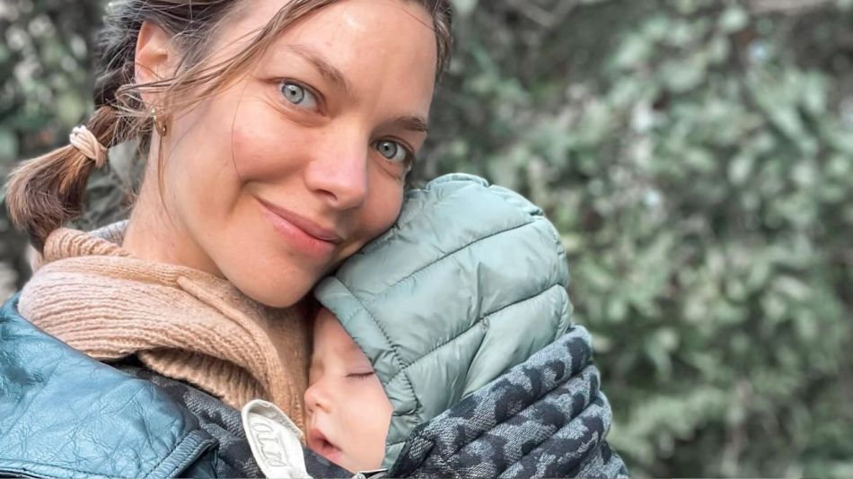 Laura Laprida y su hijo, Otto