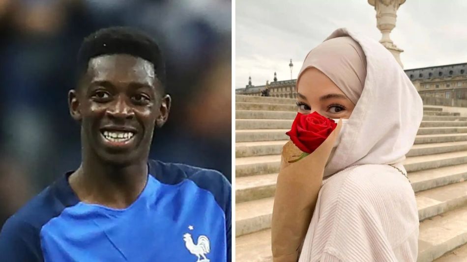 Ousmane Dembélé y Rima Edbouche