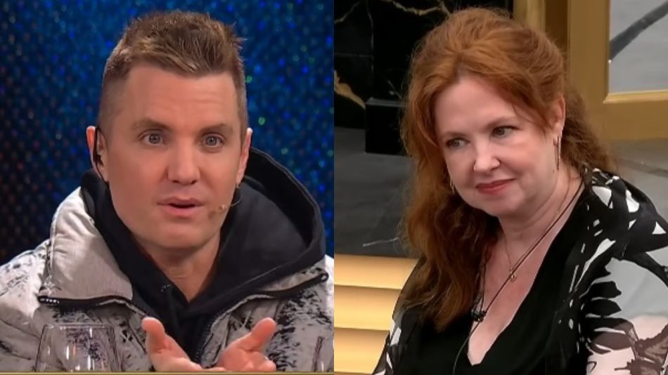 Santiago del Moro y Andrea del Boca en Gran Hermano Generación Dorada