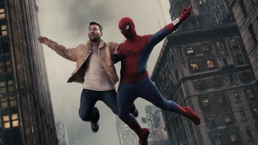 Lionel Messi en spot publicitario de Spider-Man