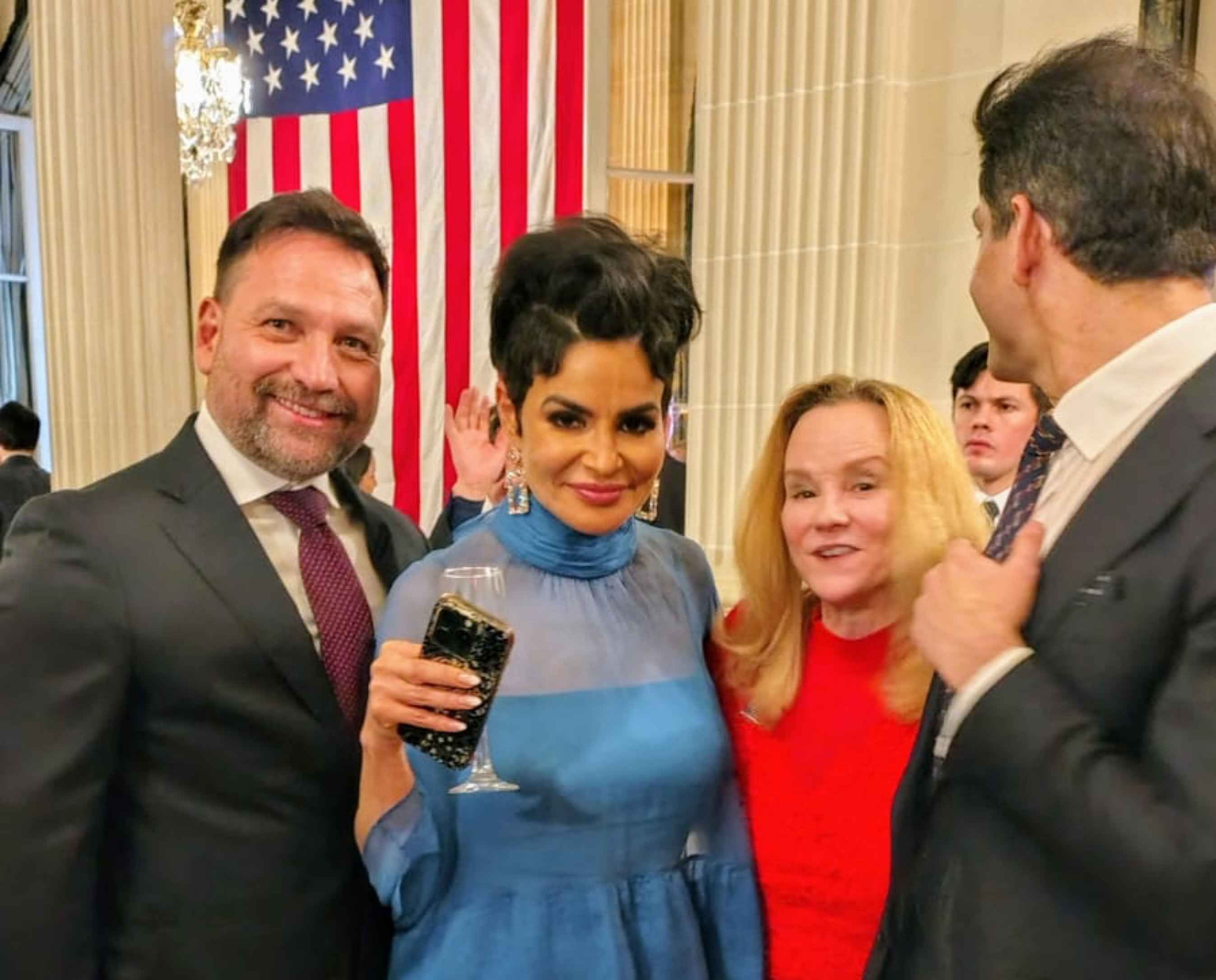 Fiesta por los 250 años de la independencia de Estados Unidos.