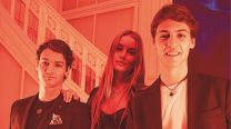 En Caras: de una cumbre de empresarios a la salida de Taína, Tiziano y Benicio Gravier