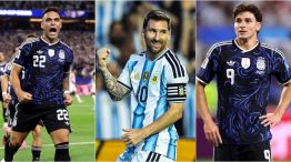 Lautaro, Messi y Julián