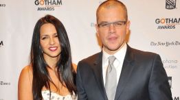 Matt Damon y Luciana Barroso