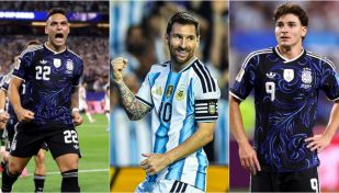 Lautaro, Messi y Julián