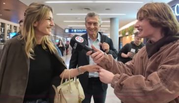 Dolores Teuly y Mauricio Macri