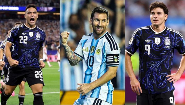 Lautaro, Messi y Julián