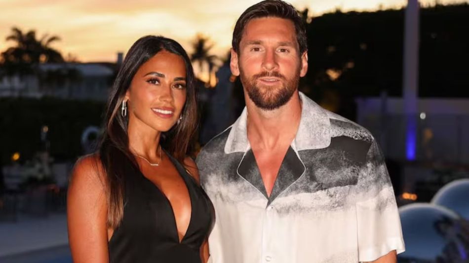 Lionel Messi y Antonela Roccuzzo