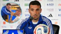 Lionel Scaloni y Germán Denis