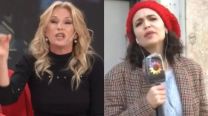 Yanina Latorre con los tapones de punta contra Julia Mengolini