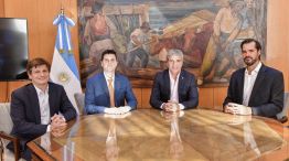 Reunion Luis Caputo, con Teófilo Lacroze, CEO de Meitner Energy