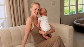 Daniela Christiansson celebró los 6 meses de vida de su hijo, Lando, con fotos inéditas mostrando su rostro