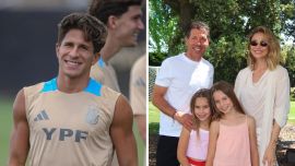 Las dulces fotos de Giuliano Simeone con sus hermanas, Francesca y Valentina, antes de Argentina contra Cabo Verde