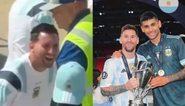 Lionel Messi y Cuti Romero