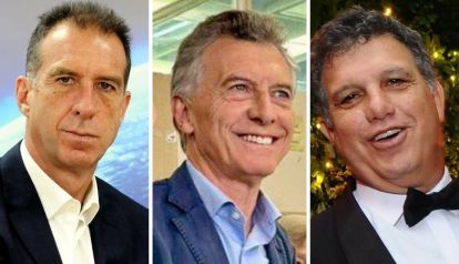 Mauricio Macri y sus hermanos