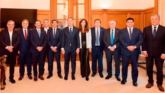 Diego Santilli junto a Gobernadores 02072026