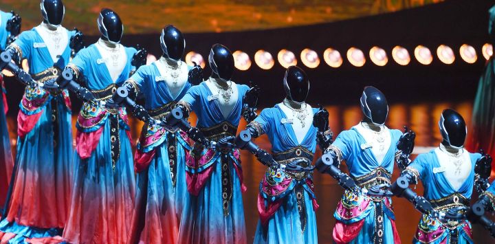 Imagen de una gala para celebrar el 29 aniversario del retorno de Hong Kong a la patria llevándose a cabo en Hong Kong, en el sur de China.