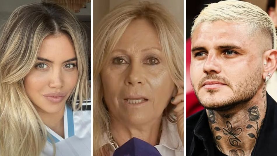 Wanda Nara, Ana Rosenfeld y Mauro Icardi