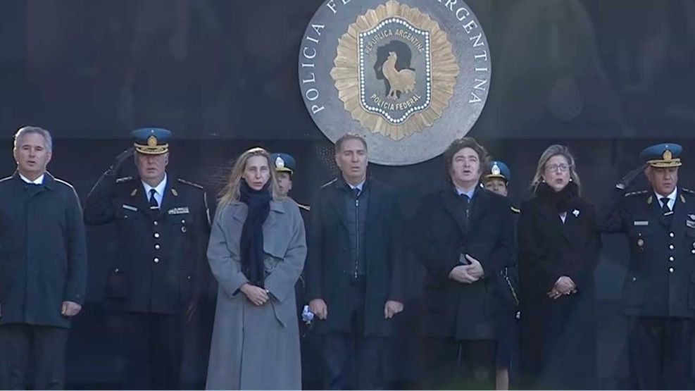 El Presidente Milei participa del Día de los Policías Federales