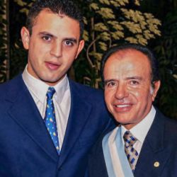 Carlos Menem y Martín Menem | Foto:CEDOC