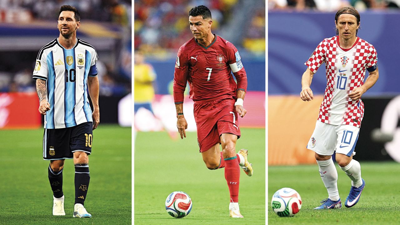 Lionel Messi (39), Cristiano Ronaldo (41) y Luca Modric, son ejemplos de cómo los futbolistas extendieron su vida profesional. | Foto:Cedoc