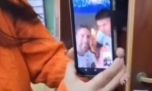 La videollamada de la Selección con alumnos de un colegio de Rafael Calzada
