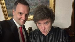 Javier Milei y Manuel Adorni