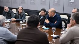 Reunión de Zdero con los intendentes que se suman a su espacio. 