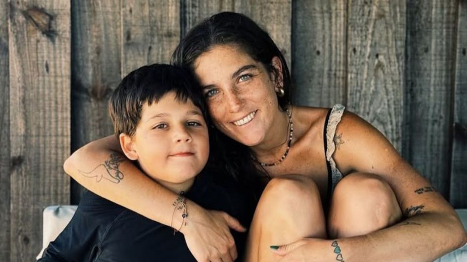 Juana Repetto y su hijo Toribio